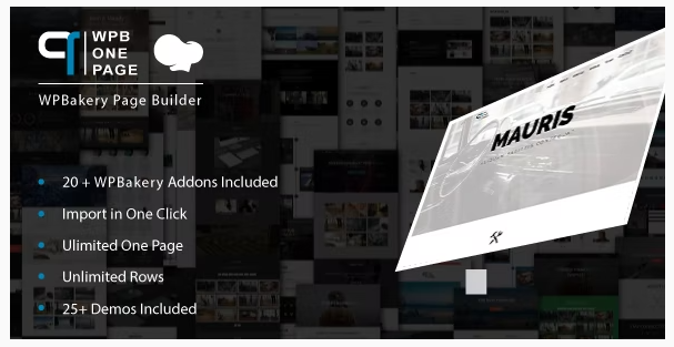 WPB One Page Builder - Addons for WPBakery