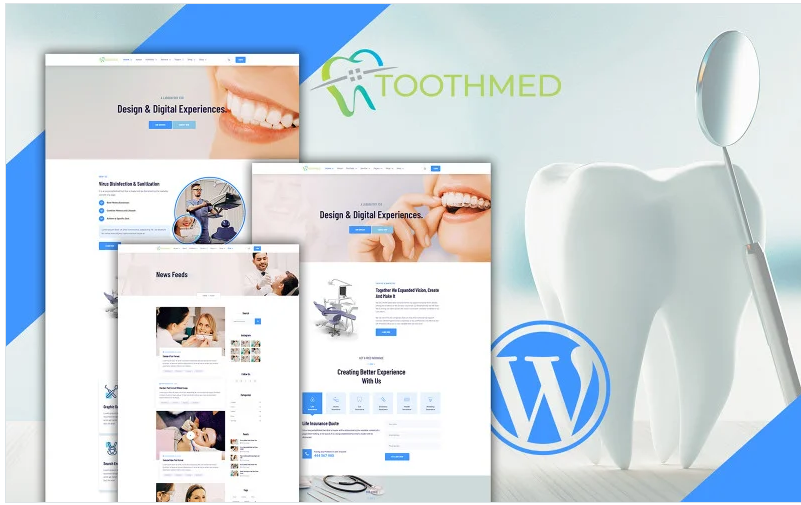 Toothmed - Dentist Clinic WordPress Theme