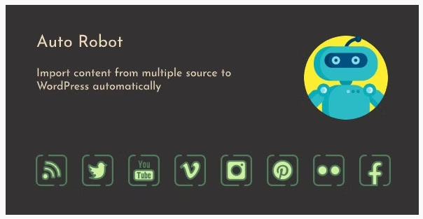 Product Image - Auto Robot – WordPress Autoblogging Plugin 3.0.7