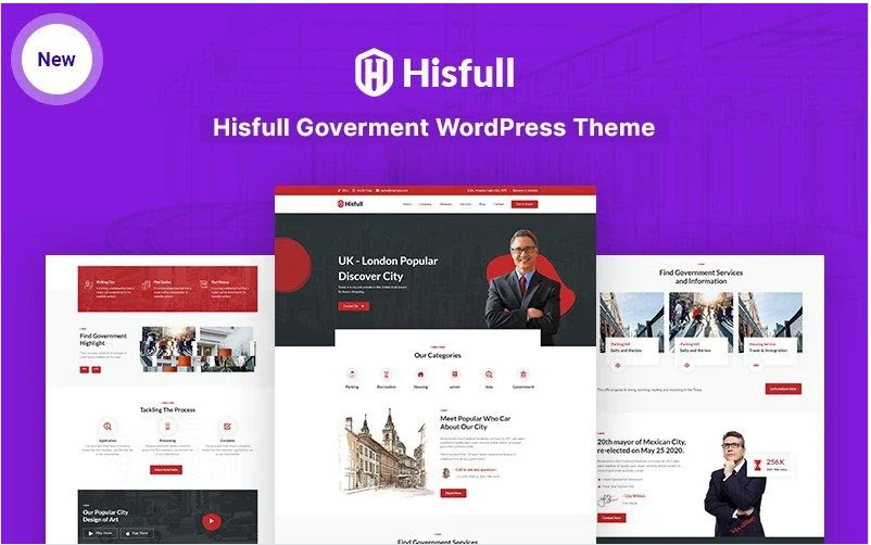 Product Image - Hisfull – Municipal and Government Responsive WordPress Theme