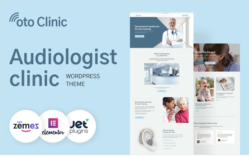 OTO Clinic - ENT Specialist WordPress Theme