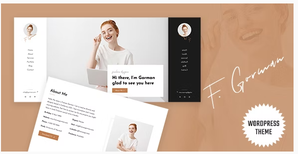 Gorman - Personal Portfolio WordPress Theme