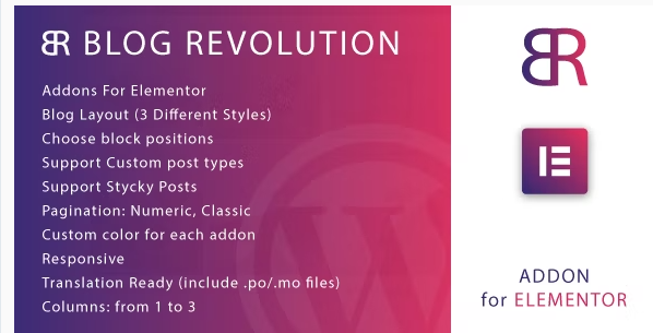 Blog Revolution for Elementor WordPress Plugin