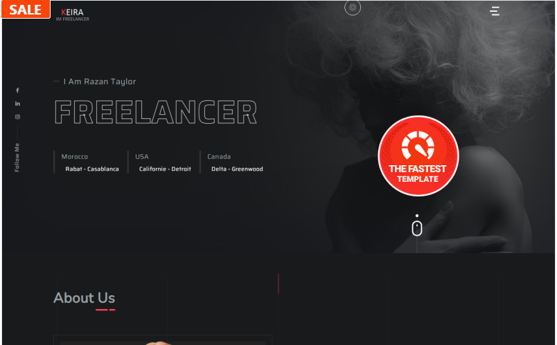 Keira - Personal Portfolio WordPress Theme