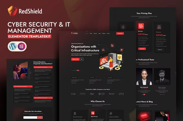 Product Image - RedShield Cyber Security & IT Management Template Kit