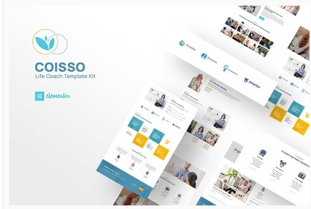 Coisso - Life Coach Elementor Template Kit