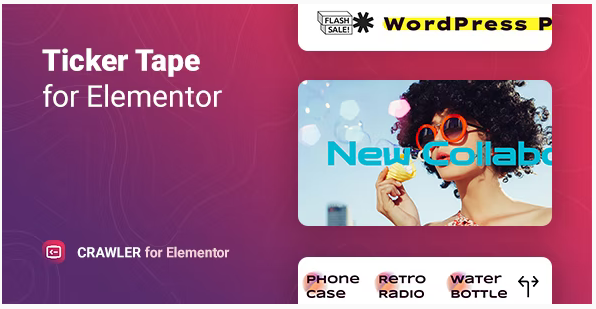 Crawler – Ticker Plugin for Elementor