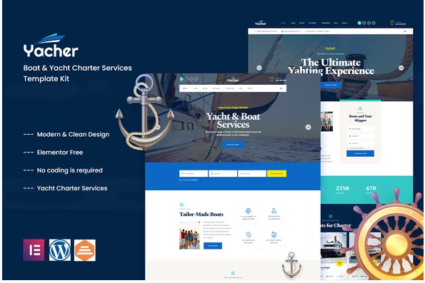 Yachter - Boat & Yacht Charter Services Template Kit