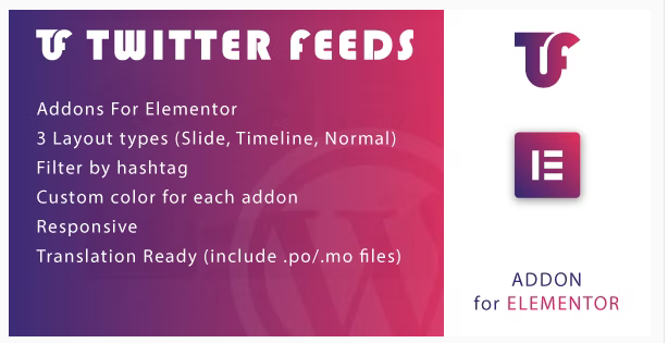 Twitter Feeds for Elementor WordPress Plugin