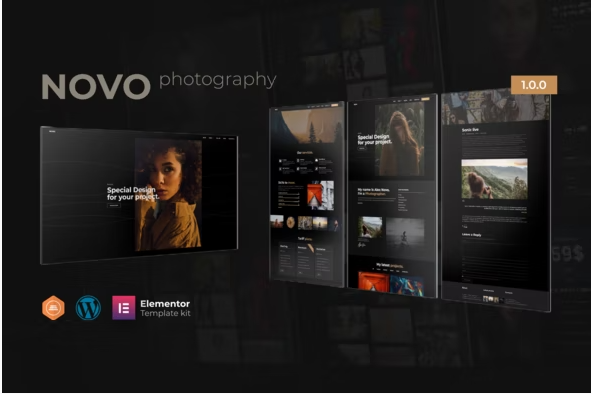 Product Image - Novo – Photography Elementor Template Kit
