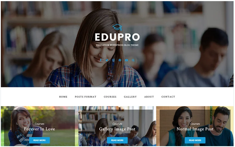 EduPro - Education Blog WordPress Theme
