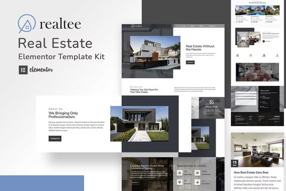 Realtee - Real Estate Elementor Template Kit
