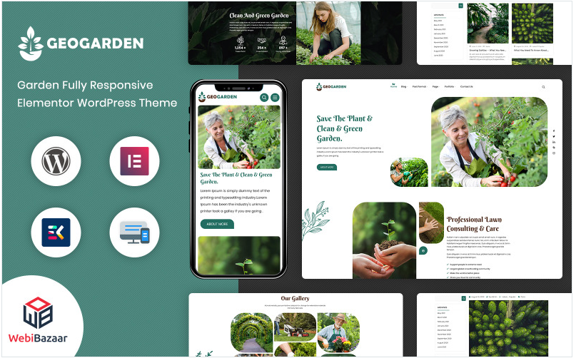 Product Image - GeoGarden – Gardening and Landscaping WordPress Elementor Theme