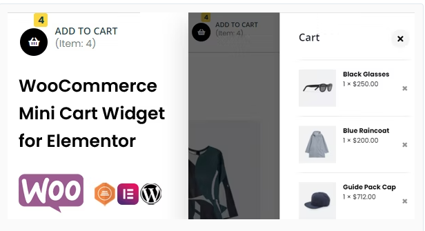 WooCommerce Mini Cart Widget for Elementor