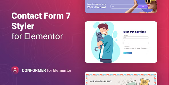 Product Image - Contact Form 7 styler for Elementor – Conformer