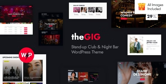 Product Image - The Gig – Stand-up Club & Night Bar WordPress Theme