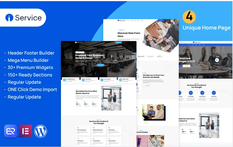 Iservice - it Solution and Software Company WordPress Theme