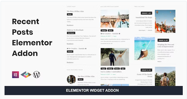 Recent Posts Elementor Addon