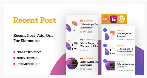 Recent Posts Widget for Elementor