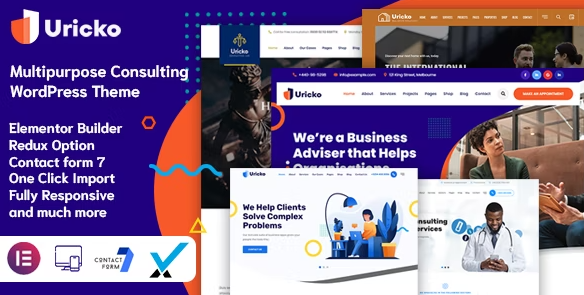 Uricko - Multipurpose Consulting WordPress