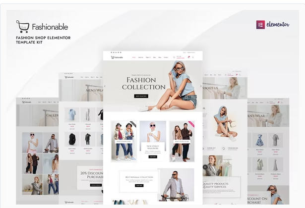 Product Image - Fashionable – Fashion Shop Elementor Template Kit