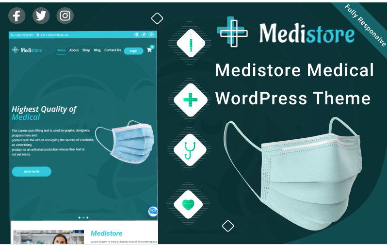 Medistore - Medical WordPress Theme
