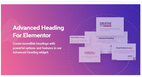 Product Image - Advanced Heading and Animated Text for Elementor 1.0.4
