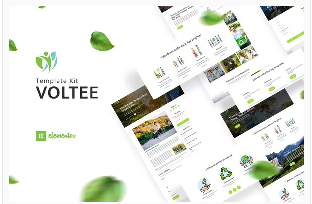 Voltee - Volunteering Service Elementor Template Kit