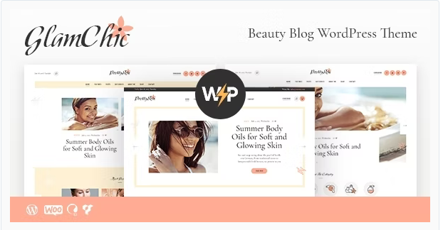GlamChic | Beauty Blog & Online Magazine WordPress Theme