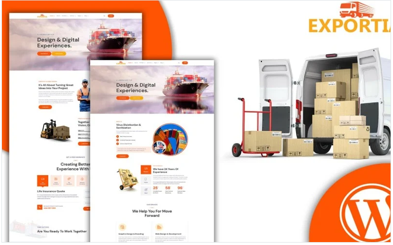 Expotia - Transportation and Logistic WordPress Theme