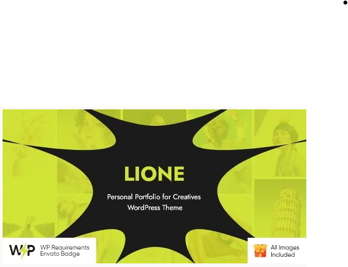 Product Image - Lione – Personal Portfolio for Creatives WordPress Theme Product Image - Lione – Personal Portfolio for Creatives WordPress Theme
