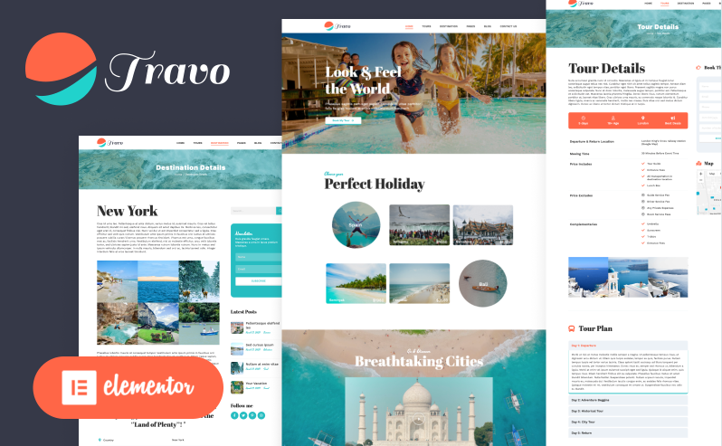 Product Image - Travo – Travel & Tourism Elementor WordPress Theme