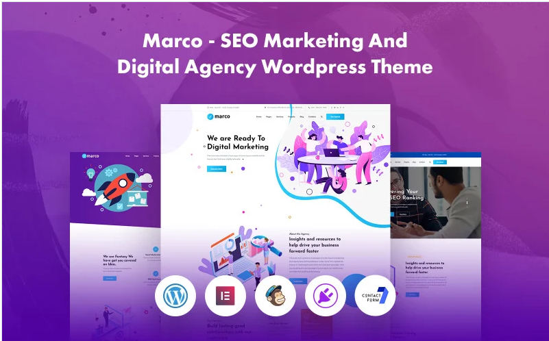Marco - SEO Marketing And Digital Agency Wordpress Theme