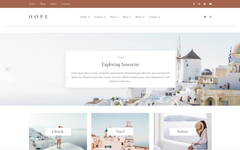 Product Image - Hope – Blog & Shop WordPress Theme