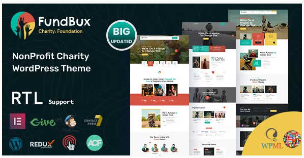 Fundbux - Charity & Fundraise WordPress Theme