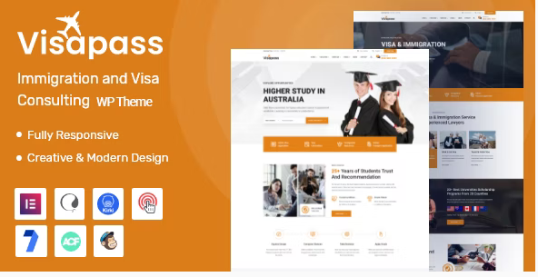 Product Image - Visapass – Immigration Consulting WordPress Theme