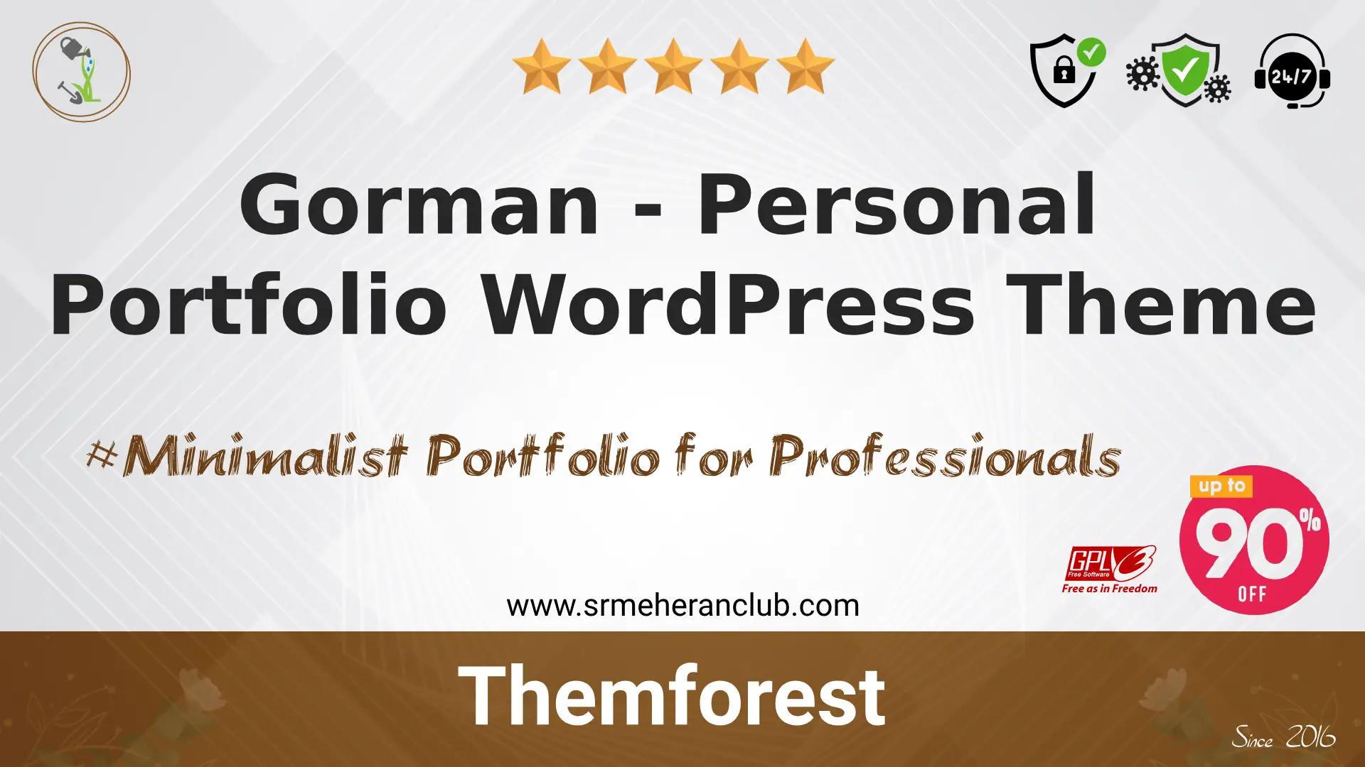 Gorman – Personal Portfolio WordPress Theme — Theme by Themeforest