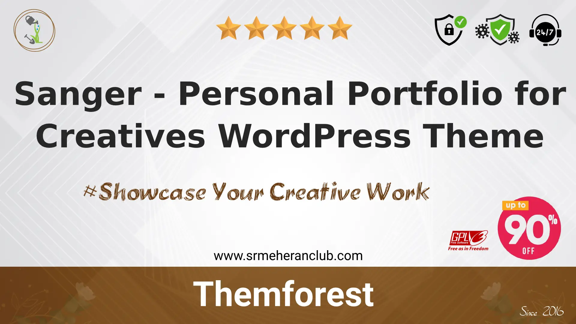 Sanger – Personal Portfolio for Creatives WordPress Theme — Theme by Themeforest