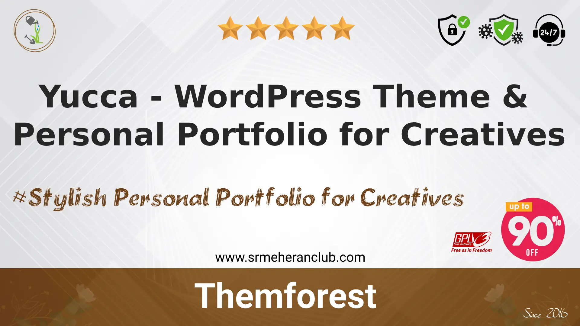 Yucca – WordPress Theme & Personal Portfolio for Creatives — Theme by Themeforest