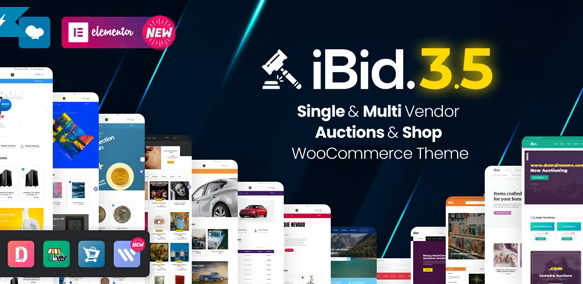 iBid – Multi Vendor Auctions WooCommerce Theme 4.8