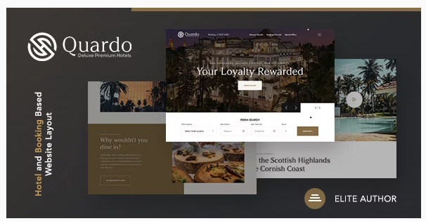 Product Image - Quardo | Deluxe Hotels WordPress Theme