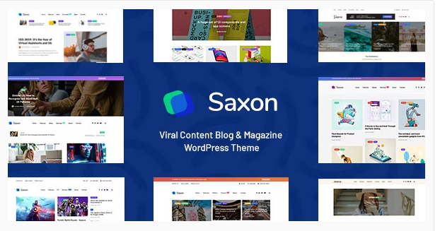 Product Image - Saxon – Viral Content Blog & Magazine Marketing WordPress Theme 1.9.2