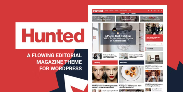 Product Image - Hunted – A Flowing Editorial Magazine Theme