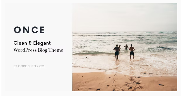 Product Image - Once – Clean & Elegant WordPress Blog Theme