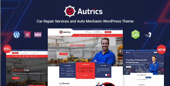Autrics -Car Services and Auto Mechanic WordPress Theme