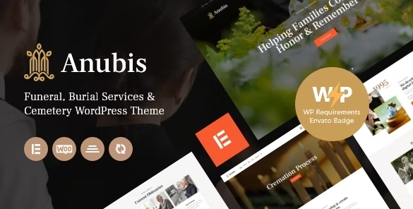 Anubis - Funeral & Burial Services WordPress Theme
