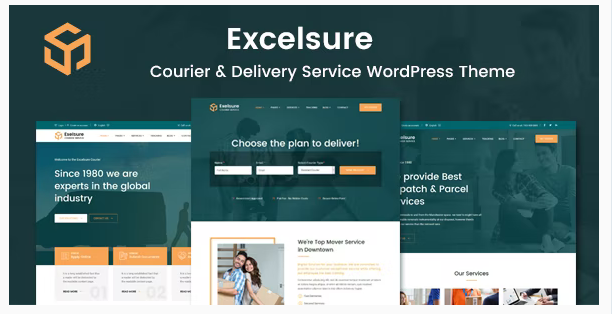 Excelsure - Courier Delivery WordPress Theme
