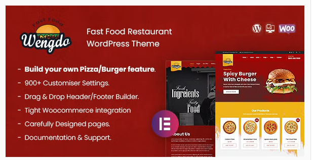Wengdo - Fastfood WordPress Theme