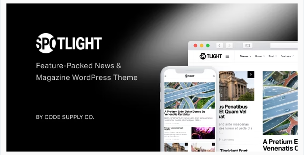 Spotlight - Feature-Packed News & Magazine WordPress Theme