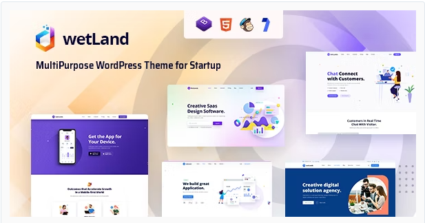 Wetland - MultiPurpose WordPress Theme for Startup